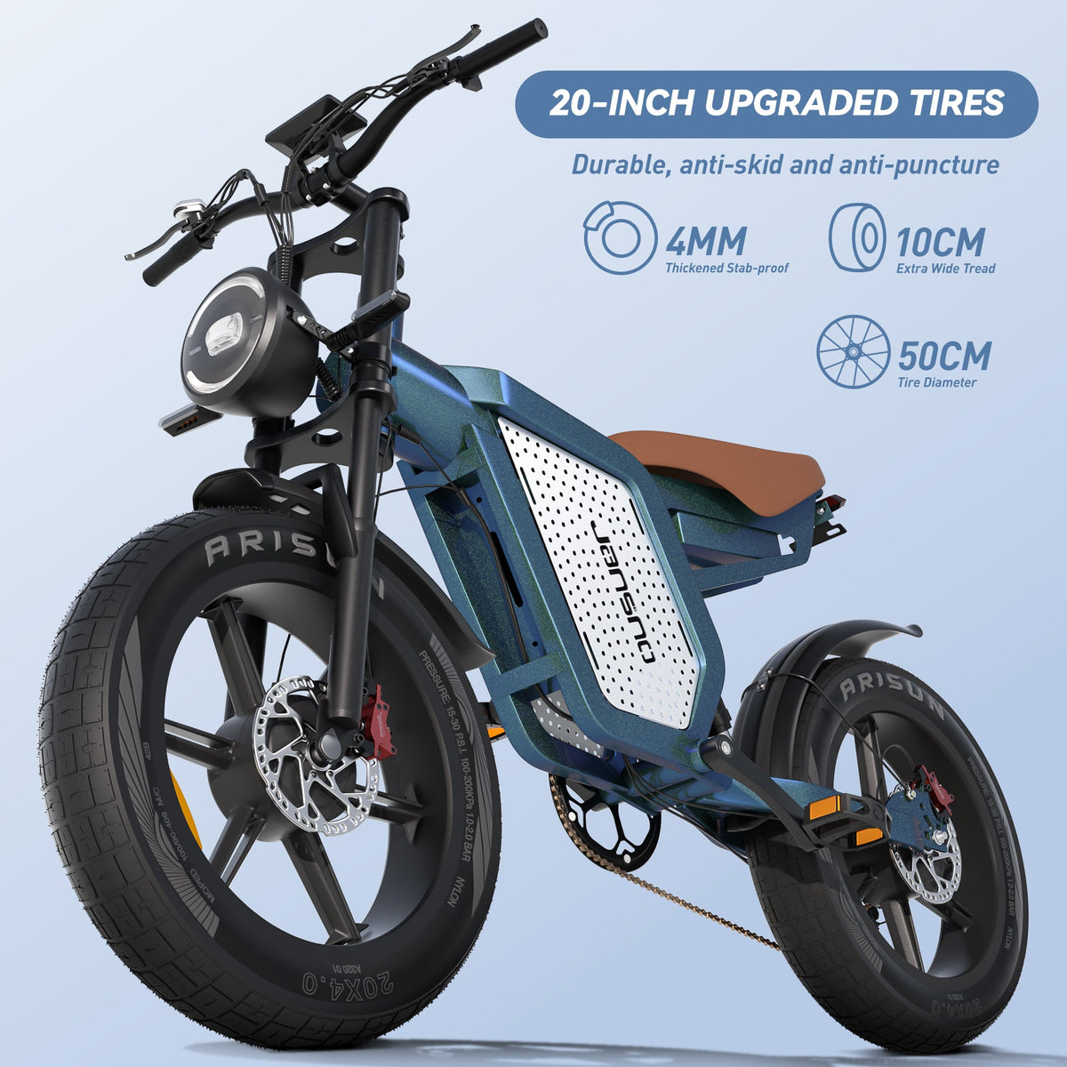 20x4.0 durable anti-skid and anti-punxture tire