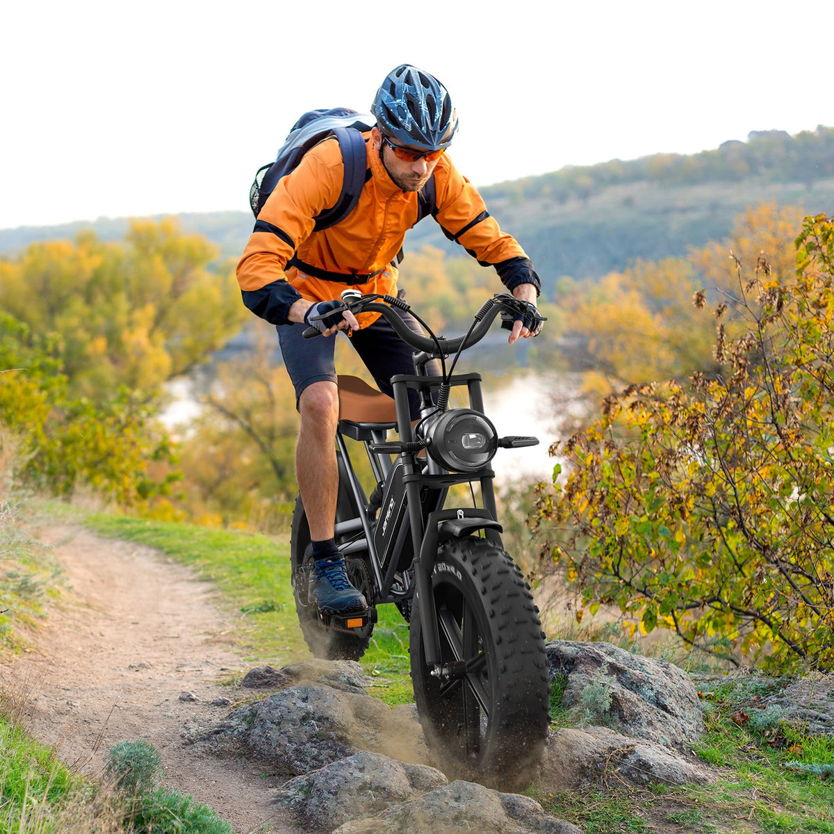 The Jansno X50 mountain bike is suitable for off-road riders