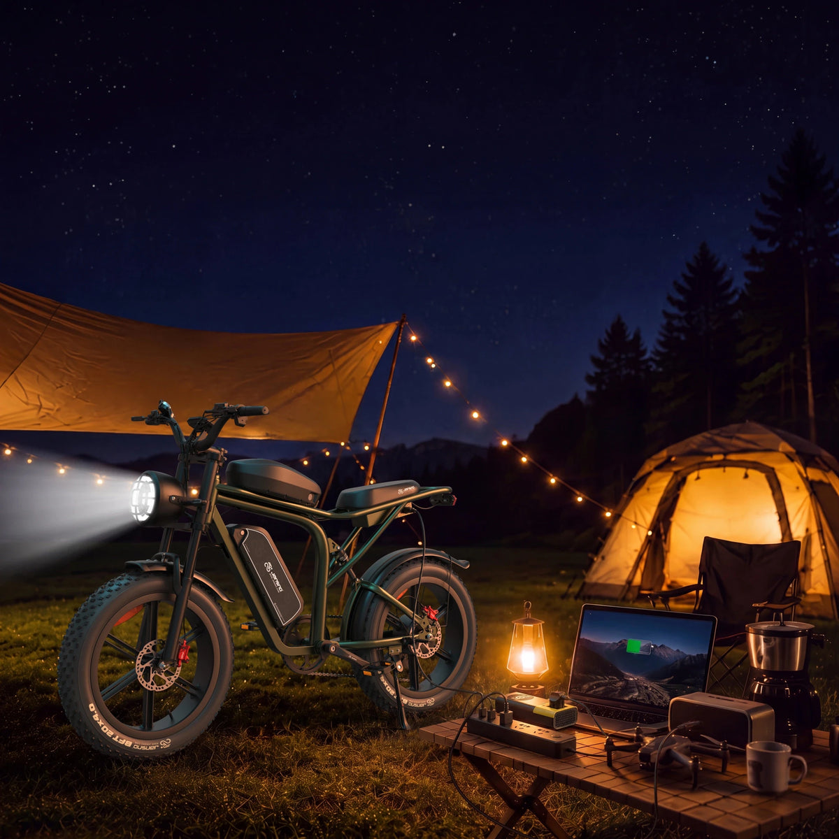 JANSNO X80 All-Terrain Fat Tire Electric Bike - Pre-sale(7.29) - Jansno Ebike UKE-bike