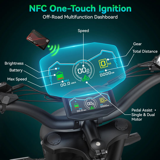 JANSNO X80 All-Terrain Fat Tire Electric Bike - New Arrival