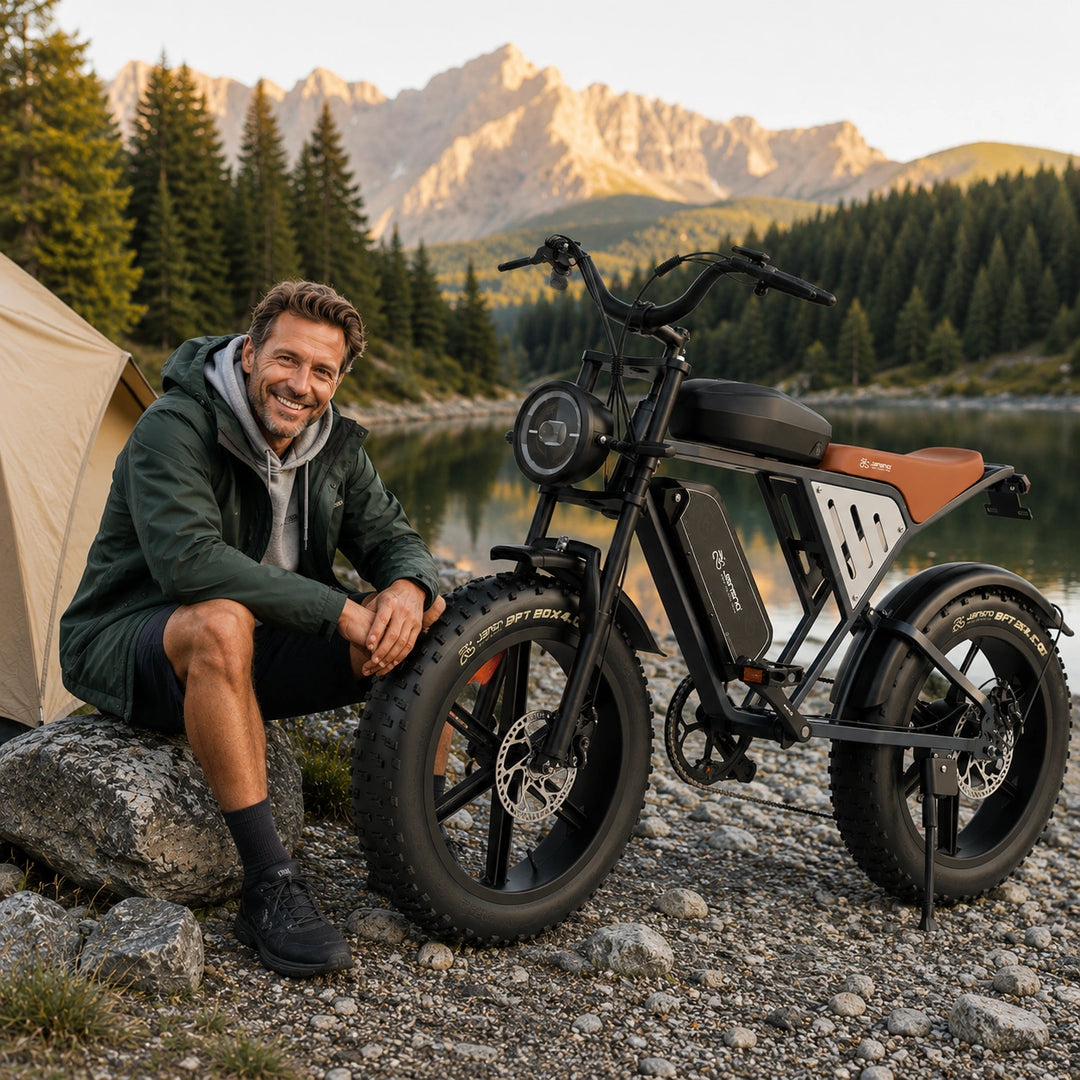 JANSNO X70 LONG-RANGE FAT TYRE ELECTRIC BIKE