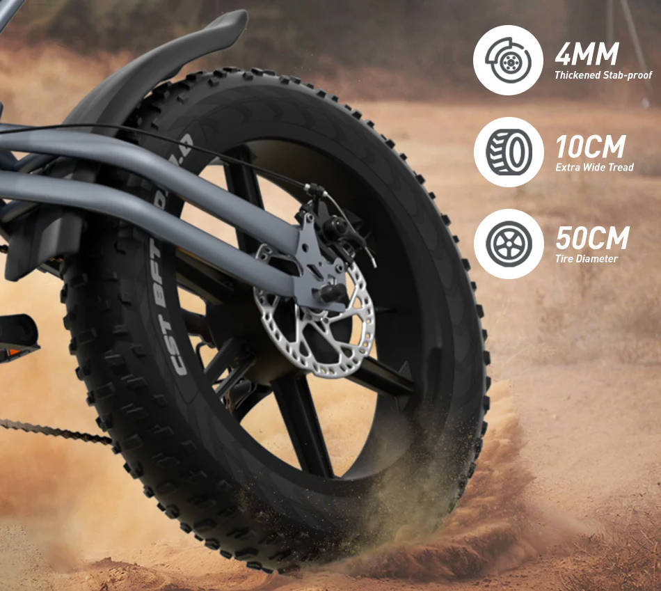 Puncture-Resistant Wide Tires