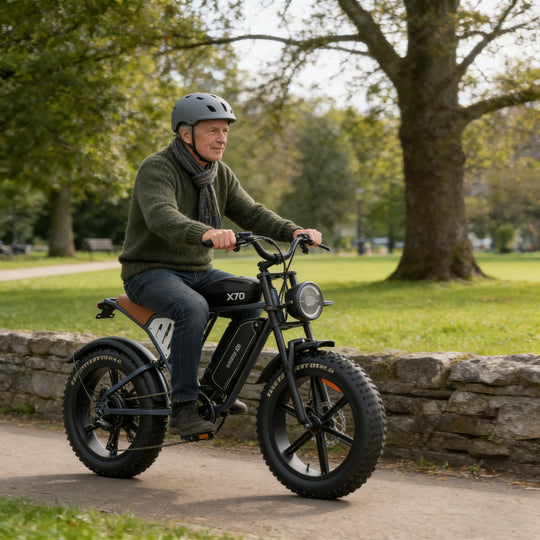 JANSNO X70 LONG-RANGE FAT TYRE ELECTRIC BIKE