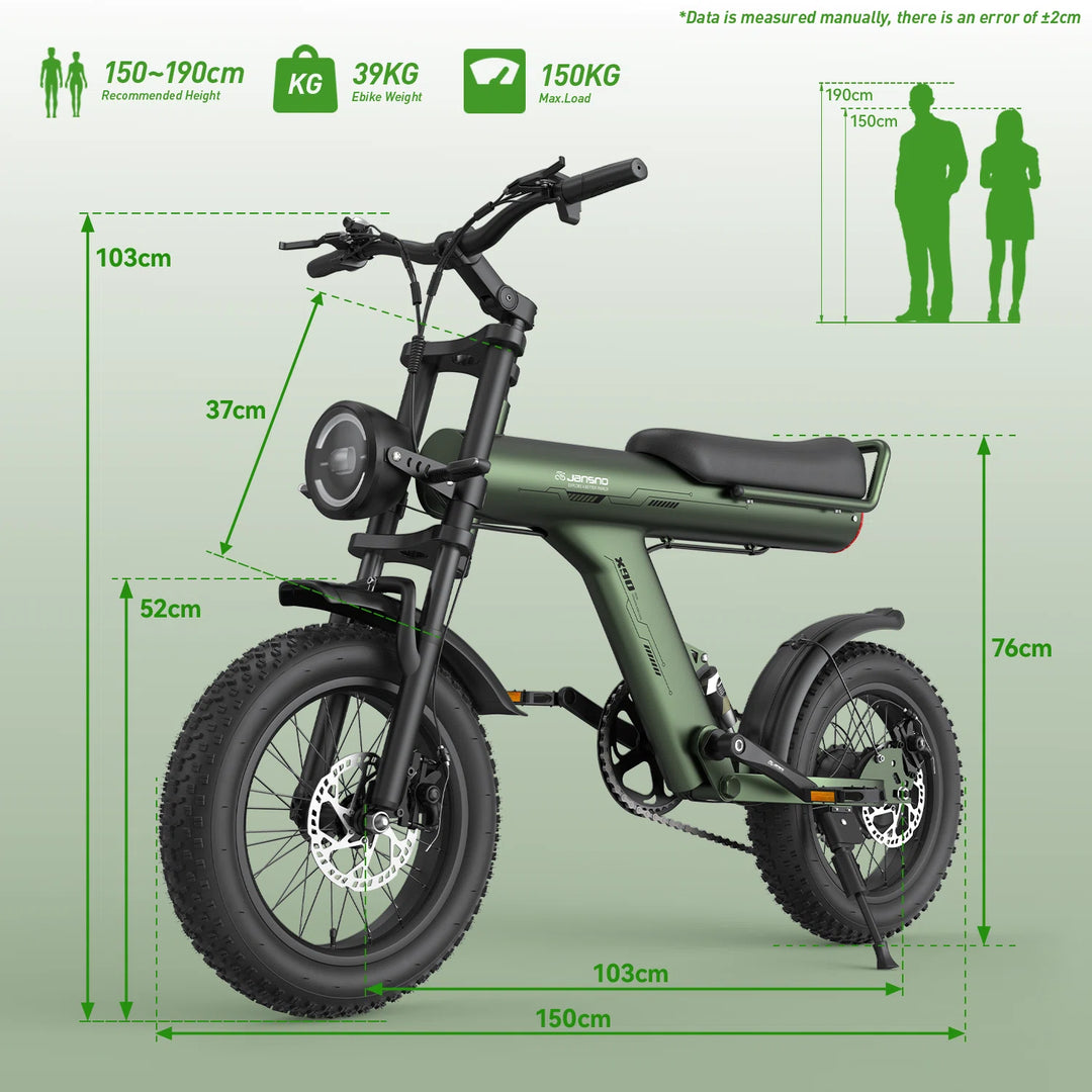 JANSNO X90 Electric Bike For Commuting