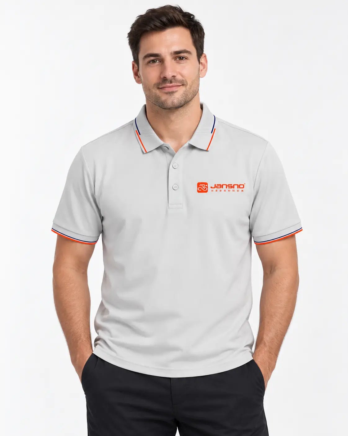 JANSNO Premium Cotton Polo Shirt - Jansno Ebike UK