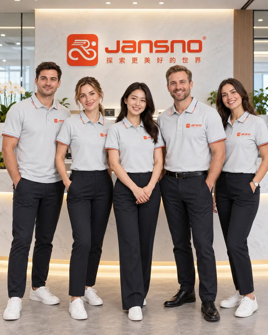 JANSNO Premium Cotton Polo Shirt - Jansno Ebike UK