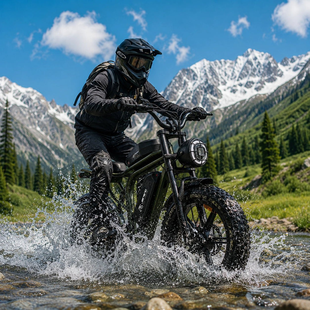 JANSNO X80 All-Terrain Fat Tire Electric Bike - Pre-sale（7.29） - Jansno Ebike UKE-bike