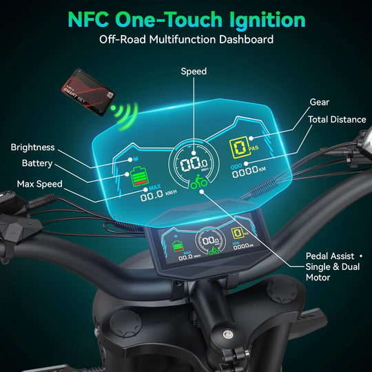 JANSNO X80 All-Terrain Fat Tire Electric Bike - Pre-sale（7.29） - Jansno Ebike UKE-bike