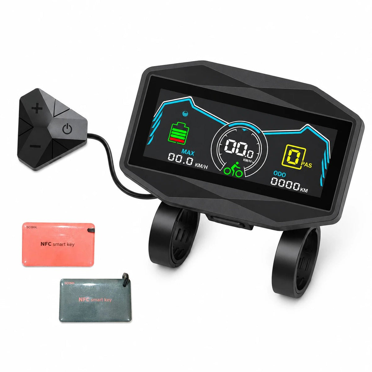Jansno X80 LCD screen Display, NFC unlock, Compatible with X50/ X60/ X70 - Jansno Ebike UKE-bike Accessories