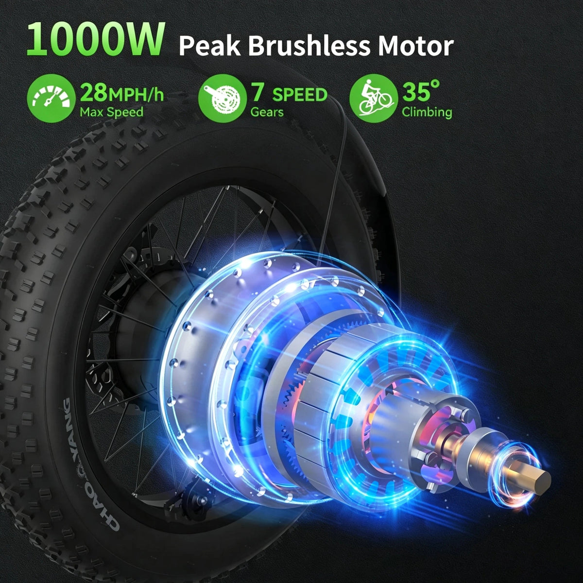 JANSNO X90 Off-Road Fat Tire E-Bike - Jansno Ebike UKE-bike
