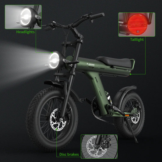 JANSNO X90 Off-Road Fat Tire E-Bike - Jansno Ebike UKE-bike