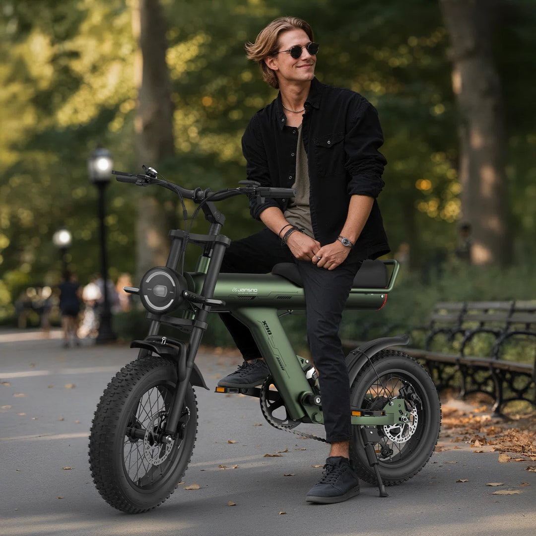 JANSNO X90 Off-Road Fat Tire E-Bike - Jansno Ebike UKE-bike