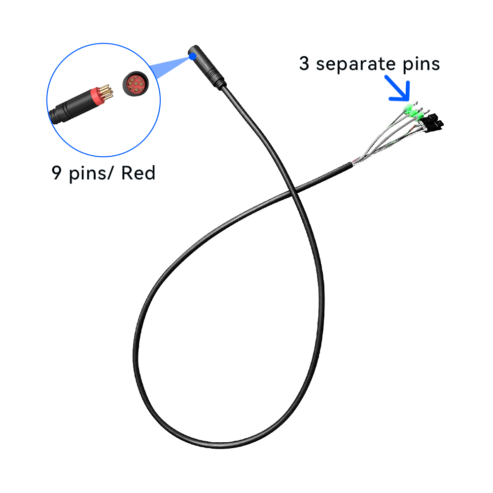 Motor Wire Fit For Jansno X50/ X60/ X70 Electric Bikes - Jansno Ebike UKE-bike Accessories