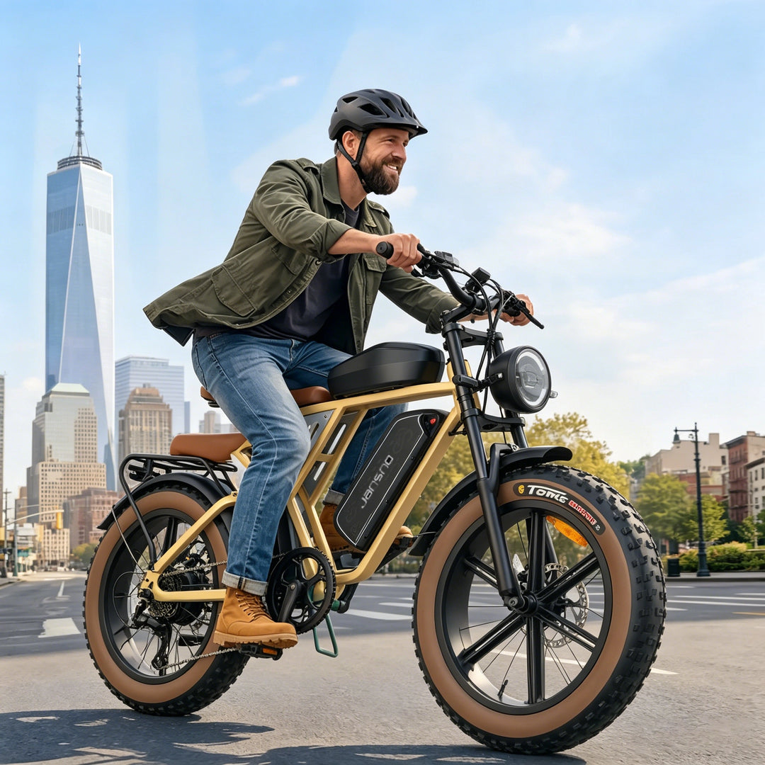 JANSNO X70 LONG-RANGE FAT TYRE ELECTRIC BIKE