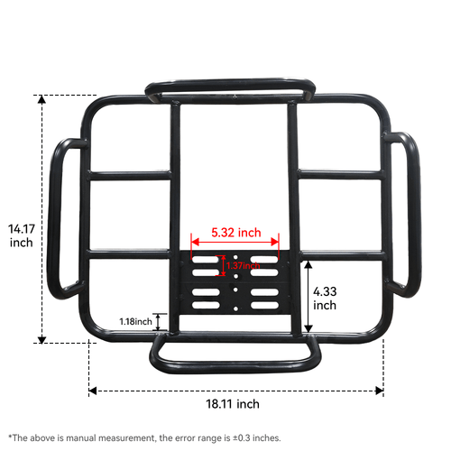 Rear Luggage Rack For Jansno X70/X60 - Jansno Ebike UKE-bike Accessories